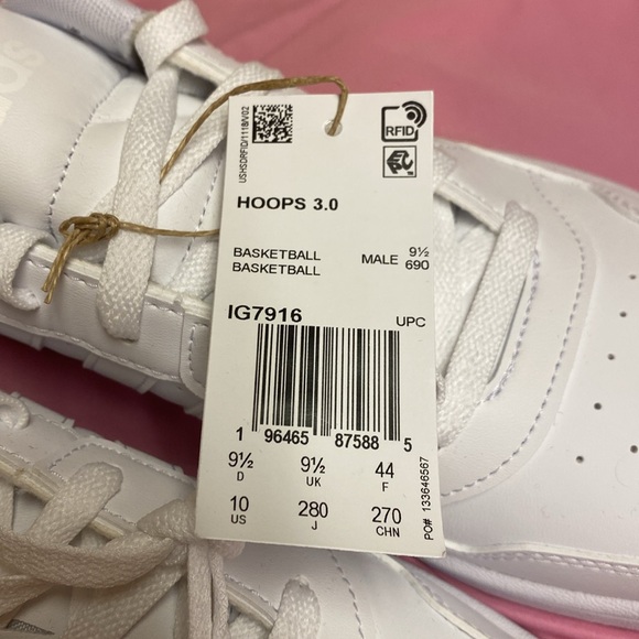 Women’s Adidas Hoops 3.0 Low Classic Vintage Shoes - 10M - Picture 2 of 6